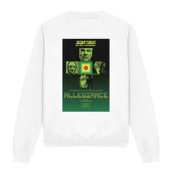 Star Trek Unisex Adult The Next Generation Season 3 Episode 18 Sweatshirt - XL, White