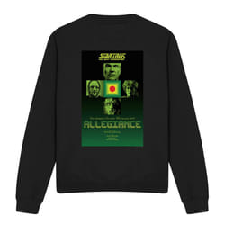 Star Trek Unisex Adult The Next Generation Season 3 Episode 18 Sweatshirt - S, Black
