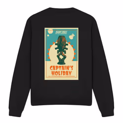 Star Trek Unisex Adult The Next Generation Season 3 Episode 19 Sweatshirt - XL, Black