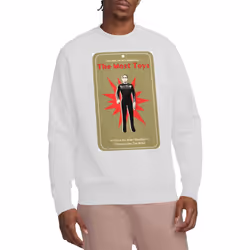 Star Trek Unisex Adult The Next Generation Season 3 Episode 22 Sweatshirt - XXL, White