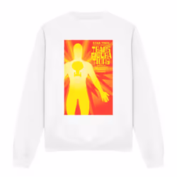Star Trek Unisex Adult The Next Generation Season 3 Episode 25 Sweatshirt - XXL, White