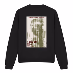 Star Trek Unisex Adult The Next Generation Season 4 Episode 6 Sweatshirt - S, Black