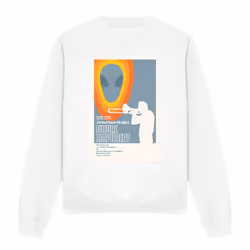 Star Trek Unisex Adult The Next Generation Season 4 Episode 8 Sweatshirt - M, White