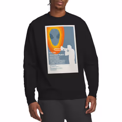 Star Trek Unisex Adult The Next Generation Season 4 Episode 8 Sweatshirt - M, Black