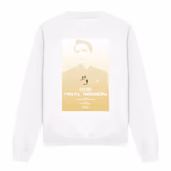 Star Trek Unisex Adult The Next Generation Season 4 Episode 9 Sweatshirt - S, White