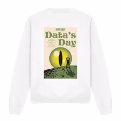 Star Trek Unisex Adult The Next Generation Season 4 Episode 11 Sweatshirt - XXL, White