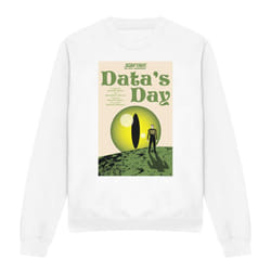 Star Trek Unisex Adult The Next Generation Season 4 Episode 11 Sweatshirt - XXL, White