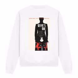 Star Trek Unisex Adult The Next Generation Season 4 Episode 13 Sweatshirt - XL, White