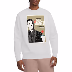 Star Trek Unisex Adult The Next Generation Season 4 Episode 25 Sweatshirt - XXL, White