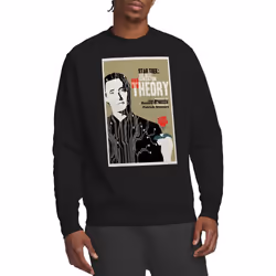 Star Trek Unisex Adult The Next Generation Season 4 Episode 25 Sweatshirt - M, Black