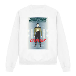 Star Trek Unisex Adult The Next Generation Season 5 Episode 5 Sweatshirt - XXL, White