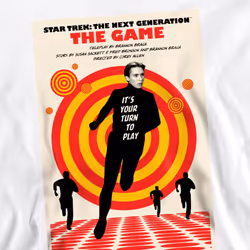 Star Trek Unisex Adult The Next Generation Season 5 Episode 6 Sweatshirt - S, White