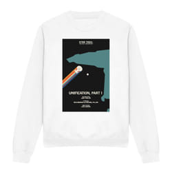 Star Trek Unisex Adult The Next Generation Season 5 Episode 7 Sweatshirt - M, White