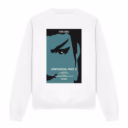Star Trek Unisex Adult The Next Generation Season 5 Episode 8 Sweatshirt - M, White