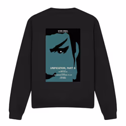 Star Trek Unisex Adult The Next Generation Season 5 Episode 8 Sweatshirt - XL, Black
