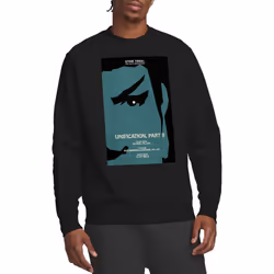 Star Trek Unisex Adult The Next Generation Season 5 Episode 8 Sweatshirt - XL, Black