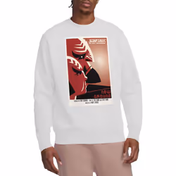Star Trek Unisex Adult The Next Generation Season 5 Episode 10 Sweatshirt - M, White