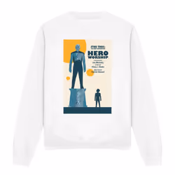 Star Trek Unisex Adult The Next Generation Season 5 Episode 11 Sweatshirt - L, White