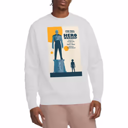 Star Trek Unisex Adult The Next Generation Season 5 Episode 11 Sweatshirt - XXL, White