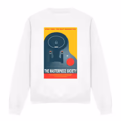 Star Trek Unisex Adult The Next Generation Season 5 Episode 13 Sweatshirt - XL, White