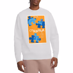 Star Trek Unisex Adult The Next Generation Season 5 Episode 14 Sweatshirt - XXL, White