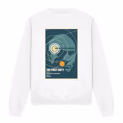 Star Trek Unisex Adult The Next Generation Season 5 Episode 19 Sweatshirt - S, White
