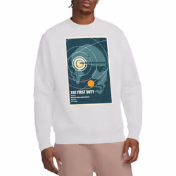 Star Trek Unisex Adult The Next Generation Season 5 Episode 19 Sweatshirt - L, White