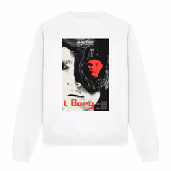 Star Trek Unisex Adult The Next Generation Season 5 Episode 23 Sweatshirt - XXL, White