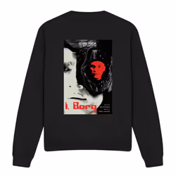 Star Trek Unisex Adult The Next Generation Season 5 Episode 23 Sweatshirt - L, Black