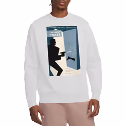 Star Trek Unisex Adult The Next Generation Season 5 Episode 24 Sweatshirt - L, White