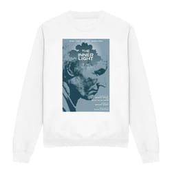 Star Trek Unisex Adult The Next Generation Season 5 Episode 25 Sweatshirt - L, White