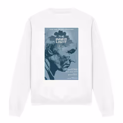 Star Trek Unisex Adult The Next Generation Season 5 Episode 25 Sweatshirt - XL, White