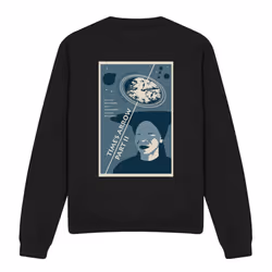 Star Trek Unisex Adult The Next Generation Season 6 Episode 1 Sweatshirt - S, Black