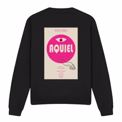 Star Trek Unisex Adult The Next Generation Season 6 Episode 13 Sweatshirt - XL, Black