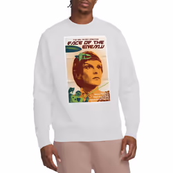 Star Trek Unisex Adult The Next Generation Season 6 Episode 14 Sweatshirt - S, White