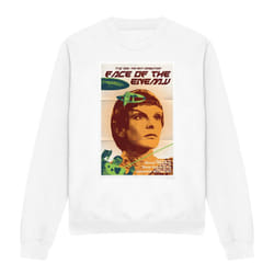 Star Trek Unisex Adult The Next Generation Season 6 Episode 14 Sweatshirt - XL, White
