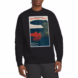 Star Trek Unisex Adult The Next Generation Season 6 Episode 16 Sweatshirt - L, Black