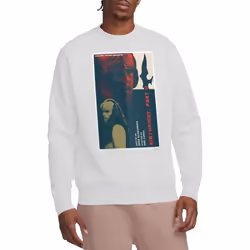 Star Trek Unisex Adult The Next Generation Season 6 Episode 17 Sweatshirt - XXL, White