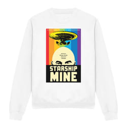 Star Trek Unisex Adult The Next Generation Season 6 Episode 18 Sweatshirt - XL, White
