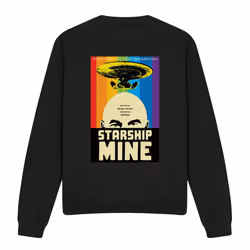 Star Trek Unisex Adult The Next Generation Season 6 Episode 18 Sweatshirt - S, Black