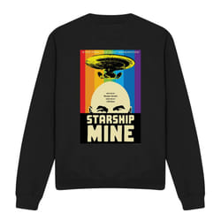 Star Trek Unisex Adult The Next Generation Season 6 Episode 18 Sweatshirt - L, Black