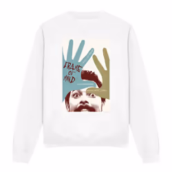 Star Trek Unisex Adult The Next Generation Season 6 Episode 21 Sweatshirt - L, White