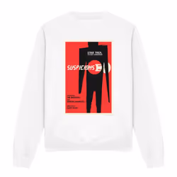 Star Trek Unisex Adult The Next Generation Season 6 Episode 22 Sweatshirt - L, White