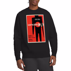 Star Trek Unisex Adult The Next Generation Season 6 Episode 22 Sweatshirt - S, Black