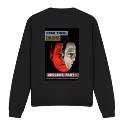 Star Trek Unisex Adult The Next Generation Season 6 Episode 26 Sweatshirt - XXL, Black