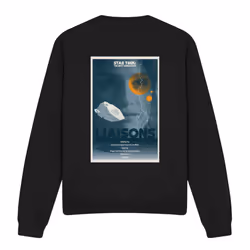 Star Trek Unisex Adult The Next Generation Season 7 Episode 2 Sweatshirt - XXL, Black