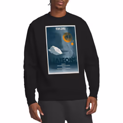 Star Trek Unisex Adult The Next Generation Season 7 Episode 2 Sweatshirt - XXL, Black
