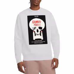 Star Trek Unisex Adult The Next Generation Season 7 Episode 4 Sweatshirt - L, White