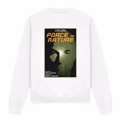 Star Trek Unisex Adult The Next Generation Season 7 Episode 9 Sweatshirt - XXL, White