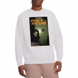 Star Trek Unisex Adult The Next Generation Season 7 Episode 9 Sweatshirt - XXL, White